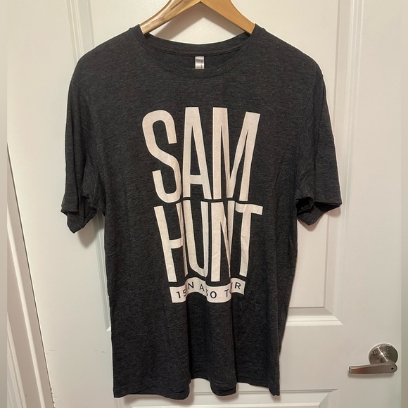 NWOT Sam Hunt XL men’s gray tshirt. 15 in a 30 concert tshirt. - Picture 1 of 5